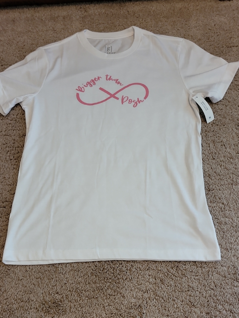 "Bigger Than Posh'" T-shirt Size Small NWT